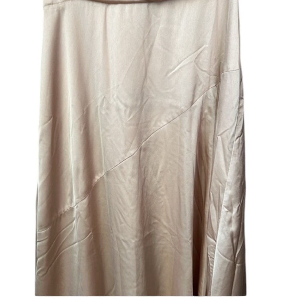 ASOS Edition Satin V Neck Sleeveless Bridesmaid Maxi Dress Size 6 - Picture 4 of 10